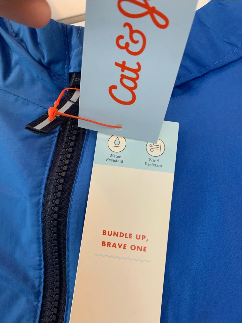Cat & Jack NWT’s boy’s size medium (8) lightweight rain jacket